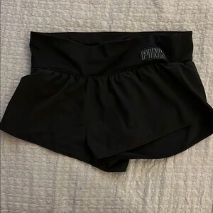PINK Victoria's Secret Black Athletic Shorts